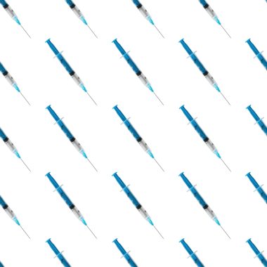 Tıbbi şırıngalar kusursuz şablon arka planı