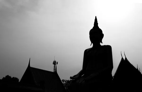 Buddha-Statue, große Buddha-Statue, schöne Reise in Thailand — Stockfoto