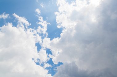 mavi gökyüzü ve raincloud