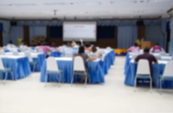 Oskärpa suddig abstrakt på konferens hall eller seminarium rum för Business — Stockfoto