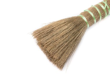 Beyaz arkaplanda izole edilmiş boya fırçası