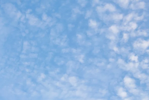 Fondo cielo azul está cubierto por nubes blancas delgada — Foto de Stock