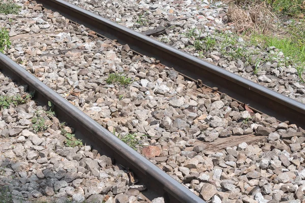 Eisenbahn, Gleise — Stockfoto