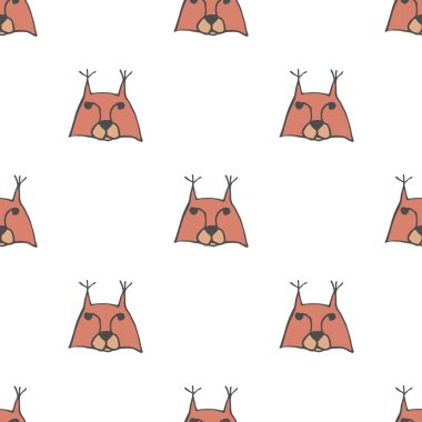 sevimli hayvanlarla desen