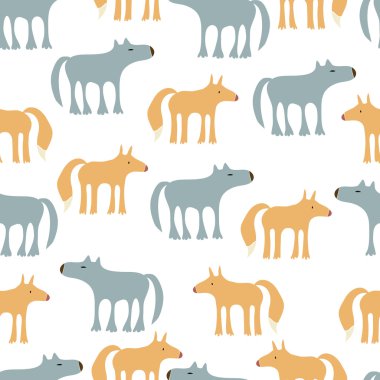 sevimli hayvanlarla desen