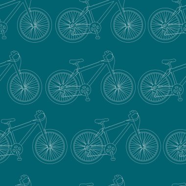 Dağ bisikleti ile desen