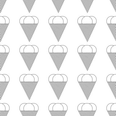 Sokak gıda seamless modeli