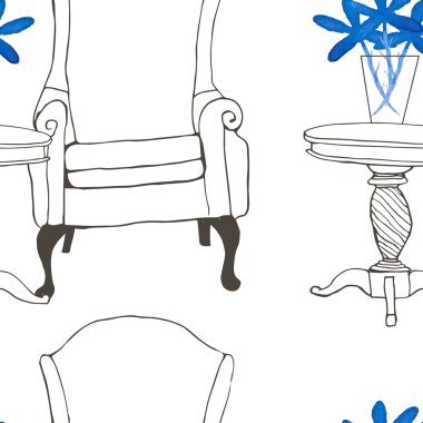 mobilya seamless modeli