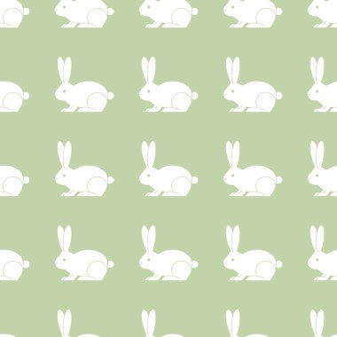 Rabbit seamless pattern