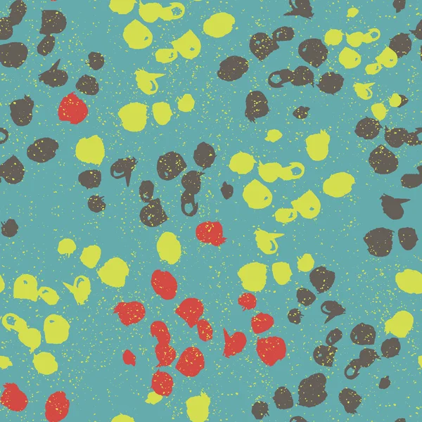 수채 색 물감없는 무늬 — 스톡 벡터