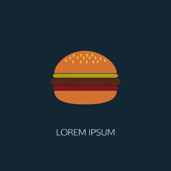 Leckere Burger-Ikone — Stockvektor