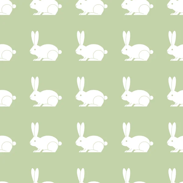 Rabbit seamless pattern — Stock Vector