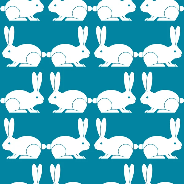 兔无缝模式 — 图库矢量图片