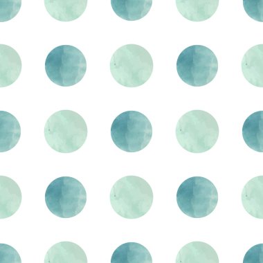 Watercolor circles in pastel colors