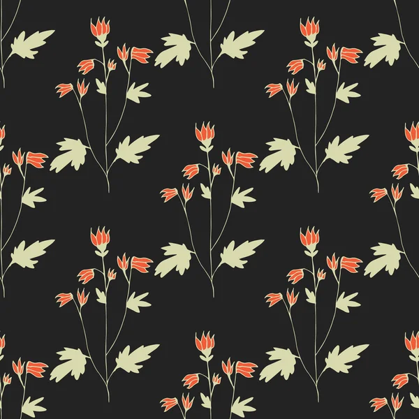 Set van hand getrokken bloemen — Stockvector