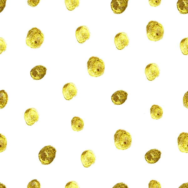 Pattern with gold circles — Stockvector