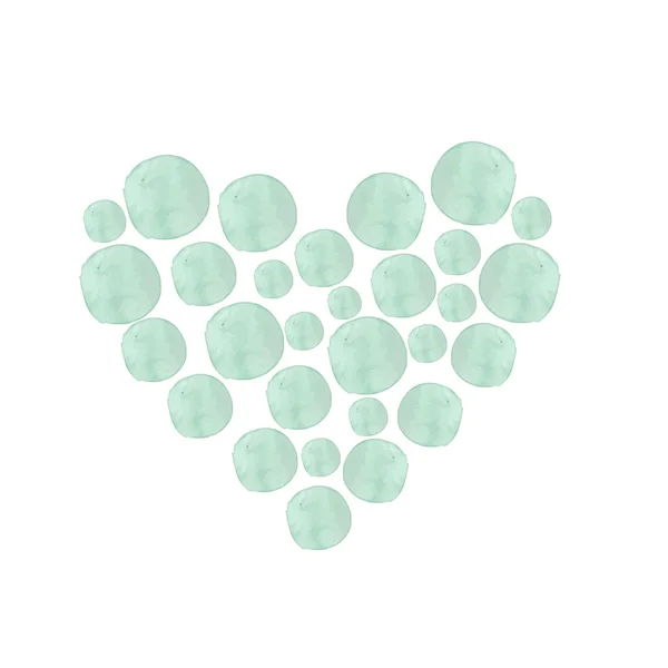 Watercolor circles in pastel colors — Stock vektor