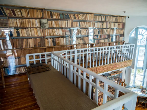 Koktebel Crimea September 2020 Library Poet Second Floor House Museum — Stock Photo, Image