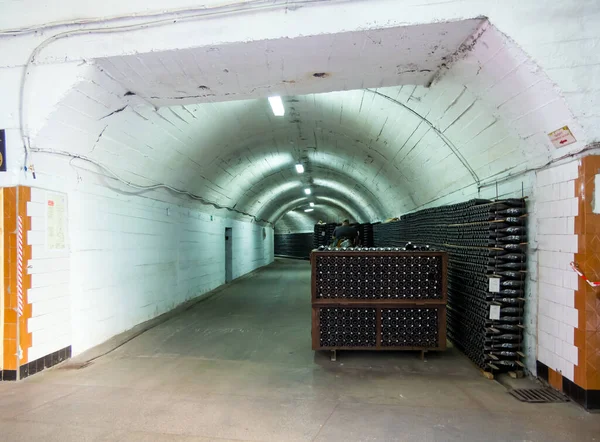 Novyj Svet Crimée Septembre 2020 Tunnel Avec Les Produits Usine — Photo