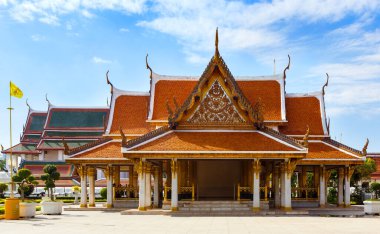 Kraliyet Sarayı manzarası Mahajetsadabadin, Bangkok, Tayland