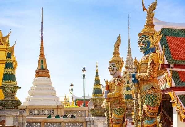 Démon Guardian Wat Phra Kaew Temple Emerald Buddha Grand Palace Stock Kép