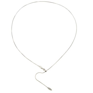 beyaz zemin üzerine Gümüş Zincir