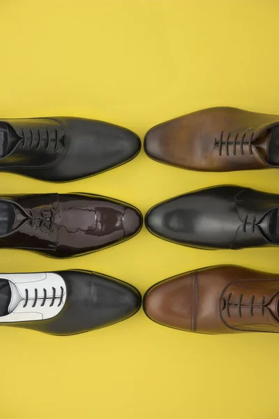 Variety of men shoes — Stock Photo, Image