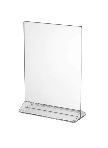 Transparent Acrylic on white — Stock Photo, Image