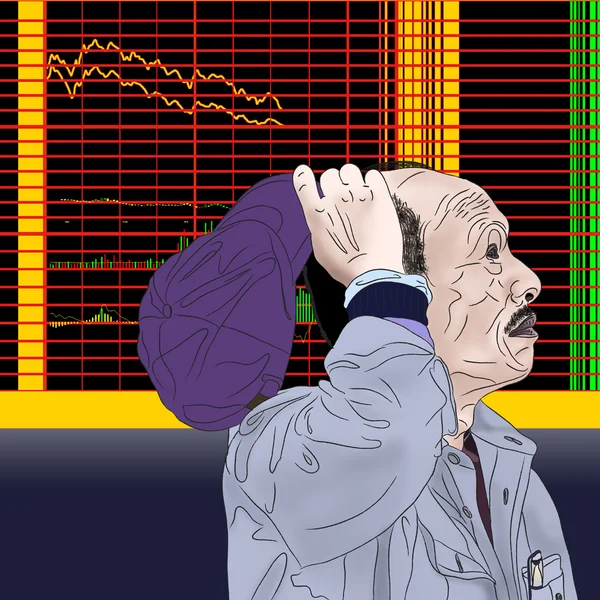 Illustratie van Chinese beurs — Stockfoto