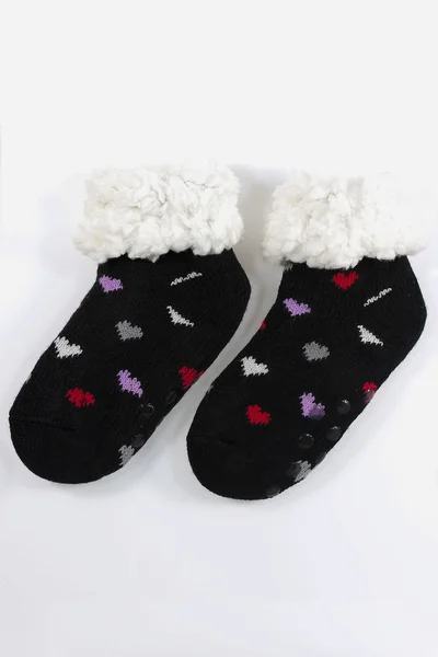 Kinder wärmen gestrickte Socken — Stockfoto