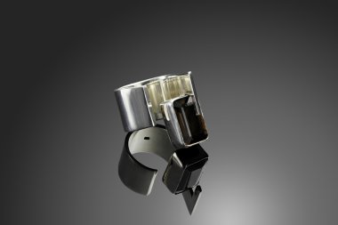 Kuvars gümüş yüzük