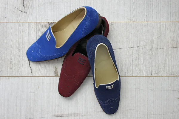 Letní kožená Pánská obuv — Stock fotografie