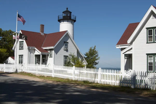 Bâtiments des gardiens au phare de West Chop — Photo