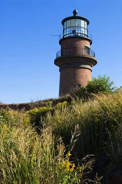 Гей голова (Aquinnah) маяк на Виноградник Марти — стокове фото