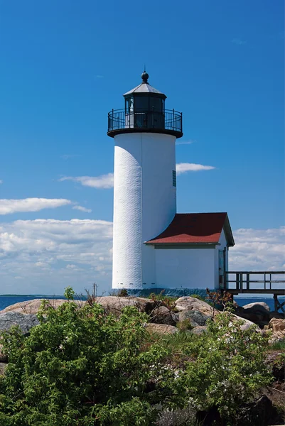 Phare de la saison printanière au Massachusetts — Photo