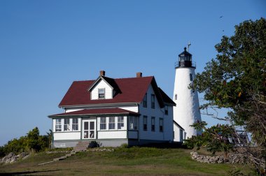 Baker's Island Lighthouse Remodeled To Original Construction clipart