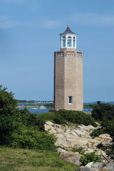 Farol de Avery Point em Groton, Connecticut — Fotografia de Stock