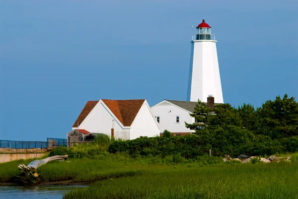 Lynde Point Lighthouse in Old Saybrook, Connecticut — Zdjęcie stockowe