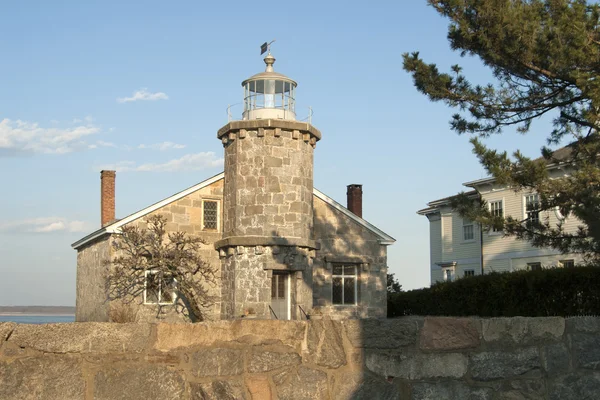 Stonington Harbor Light as Museum — ストック写真