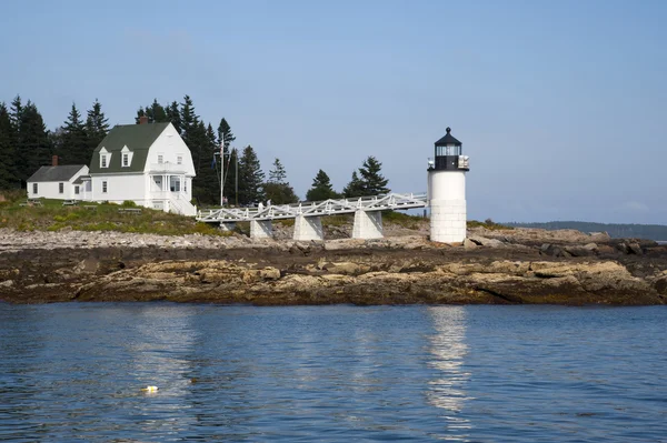 Farol de Marshall Point no Maine — Fotografia de Stock