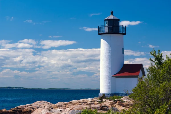 Annisquam farol em Massachusetts — Fotografia de Stock