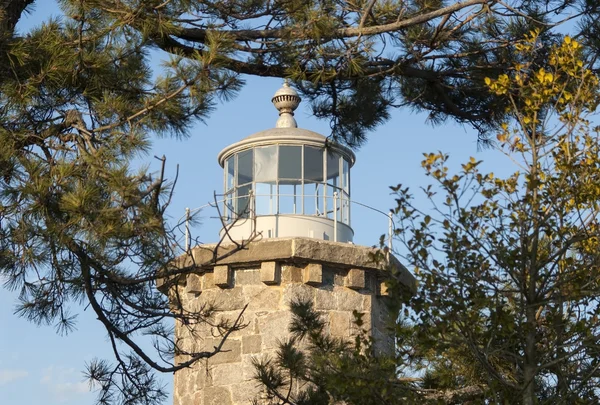 Torre del faro de piedra en Connecticut — Foto de Stock