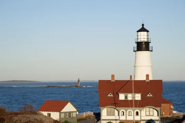 Portland Head Lighthouse es el faro más antiguo de Maine . — Foto de Stock