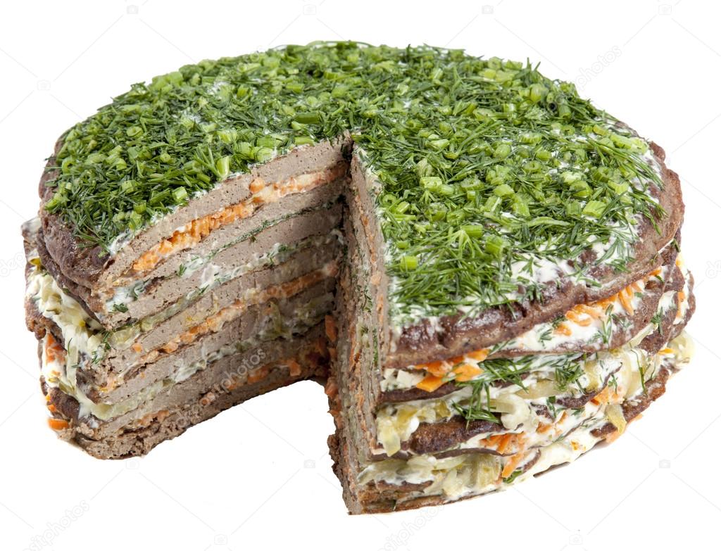 Gateau De Viande Avec Un Morceau Decoupe Image Libre De Droit Par Levtall Outlook Com C