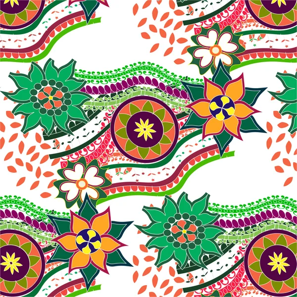 Hint tarzı renkler boho punk desende