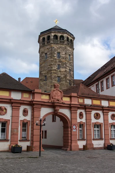 Palace-templom és a torony, Bayreuth, Németország, 2015-ben — Stock Fotó