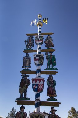 Braeurosl çadırına Oktoberfest Münih, Almanya, 2015