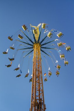 Münih, Almanya, 2015 Oktoberfest, Chairoplane