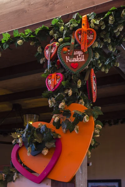 Marstall tent op Oktoberfest in München, Duitsland, 2015 — Stockfoto