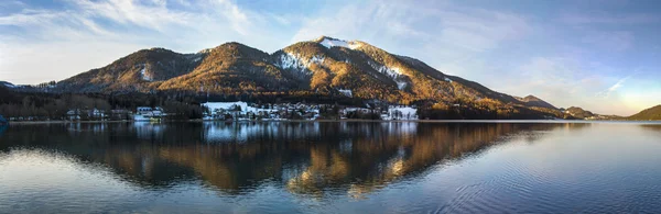 Salzkammergut, Avusturya, 20 Fuschlsee Panorama görünüm